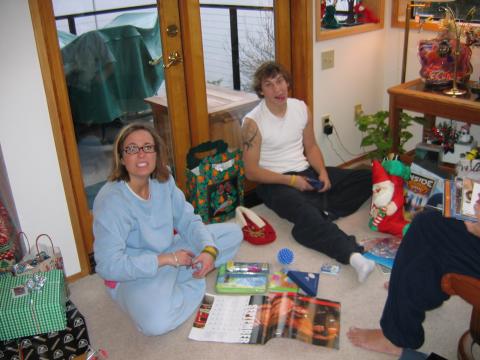 Sarah Meyer & Christopher  Xmas 04