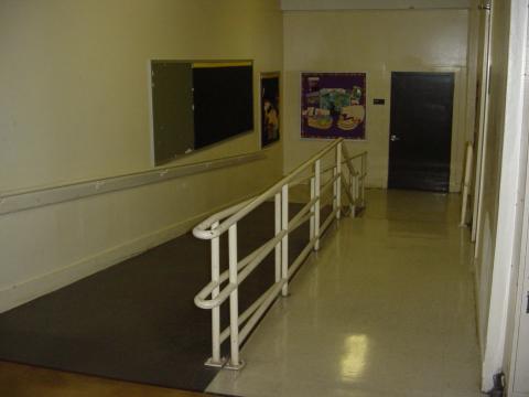Short hallway to the library 2002