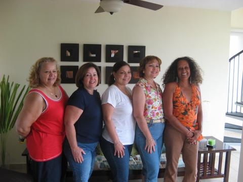 Lisa,m Soqui, Lesbia, Vivian y Martha