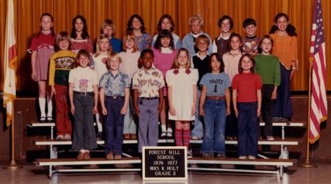 Mrs. Holt's 3rd Grade 1976