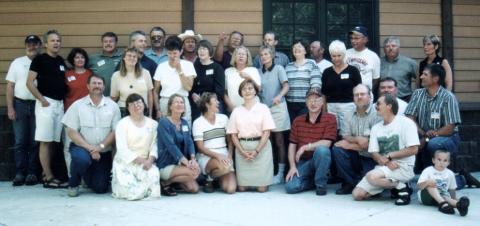 30 year reunion group at Lake Bronson State Pa