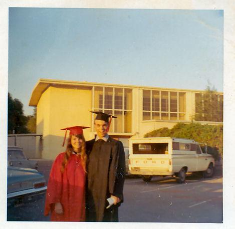 Rick and Jan before Graduation June 15 '71