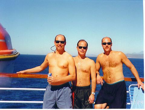 the boys on cruise