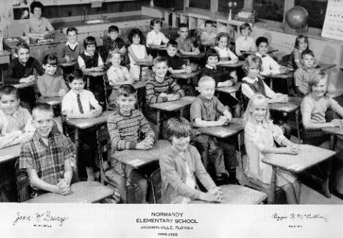 Mrs. Drury's third Grade Class 1968-69