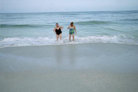 Shirle and I at Coquina Beach July 2005
