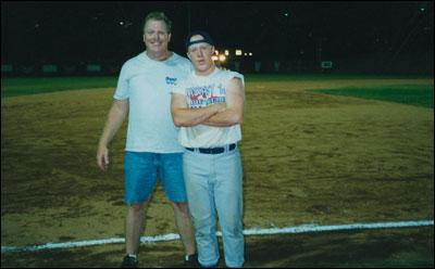 Justin with Dad 1999