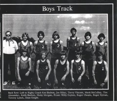 Potter's Boys Track Team