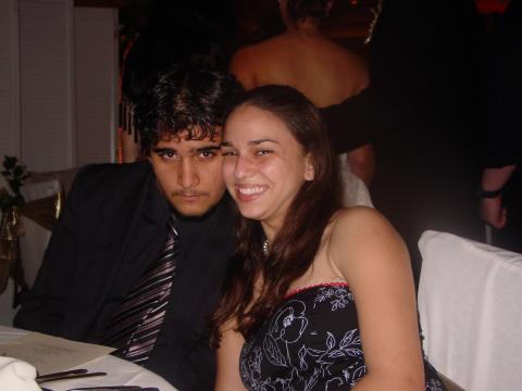 chris and alex at wedding 2007