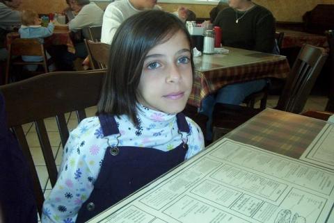 Granddaughter Kaily, age 7-1/2