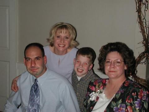 My brother,me,son,and mom