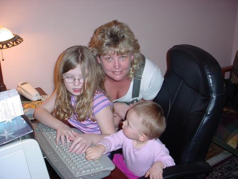Peggy Maxey and Grandaughters