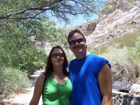 Dave and I at Montezuma's Castle