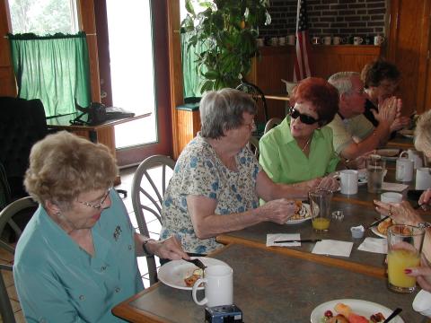 Liz, Nancy, Betty, and Wendall - 55th Reunion