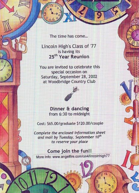 Reunion Invitation