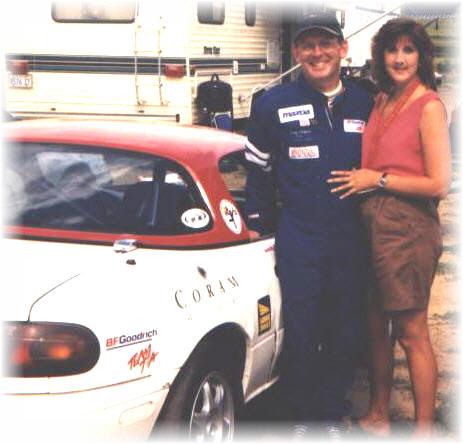 Gary & Connie before his race 1998
