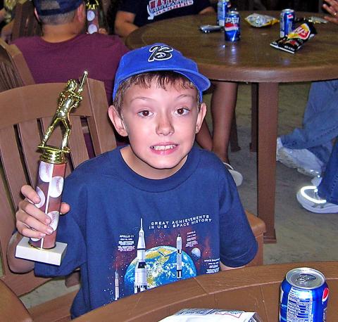 Gabriel's baseball awards