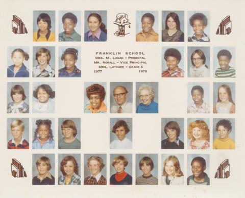 Franklin School - Mrs Latimer - Grade 5 - 1977-78