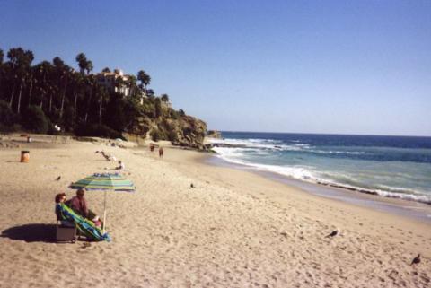 At the Beach in the OC