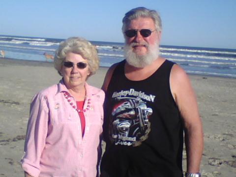 Jim & JO on the beach