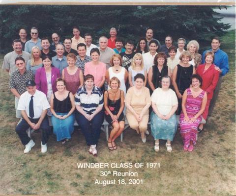 Windber Area High School Class of 1971 Reunion - Class Reunion 2001