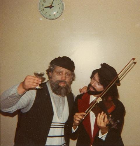 Chris Cook (Lazar Wolf) & Dan Padilla (Fiddler)