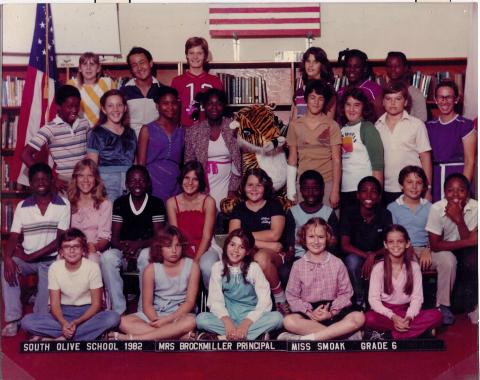 Miss Smoaks 6TH Grade Class 1982