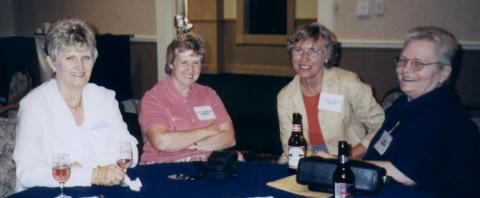 Louise Anderson, Pat Simmons, Mary Davis, Diane Hansen