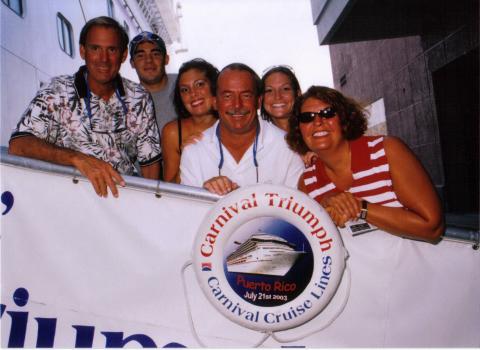 family on cruise, 2003