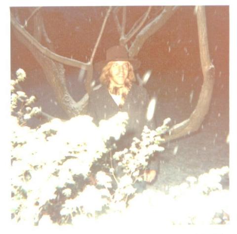 1975 picture of me near Simmons Hall