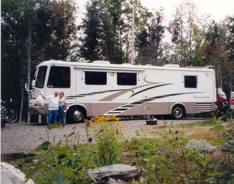Motor home in Maine