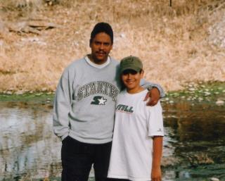 Robert & RJ in Colorado Mar. 2003