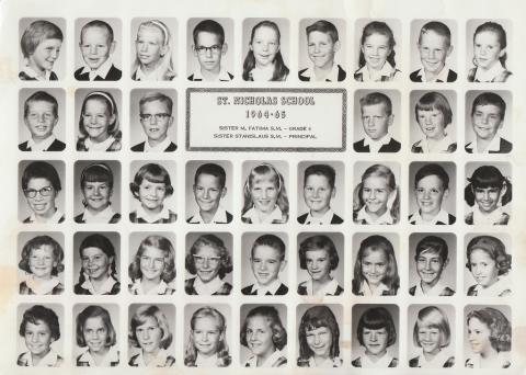 St Nicholas School, 1964-65  4th Grade
