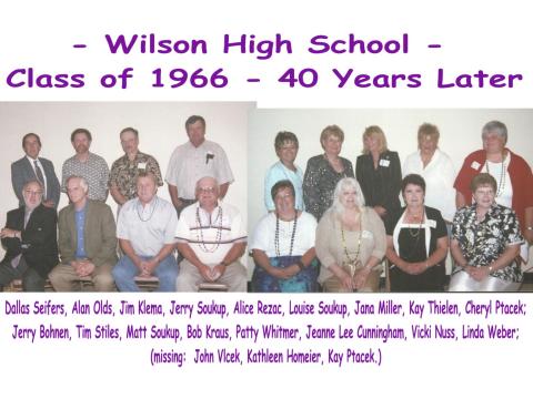 Wilson High School Class of 1966 Reunion - Class of 66 - 40 years later