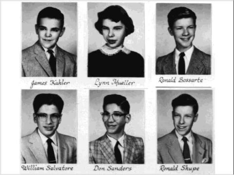 Jefferson Elementary School Class of 1958 Reunion - from the class photo