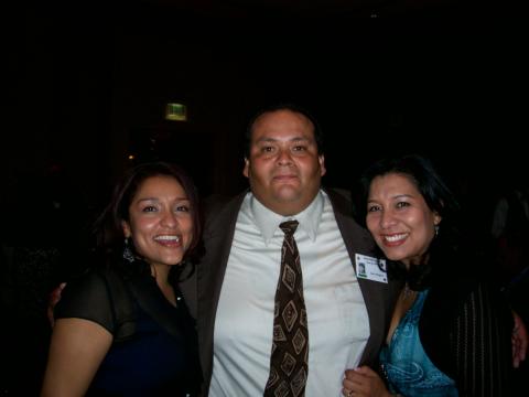 The twins with Jose Arrequin.