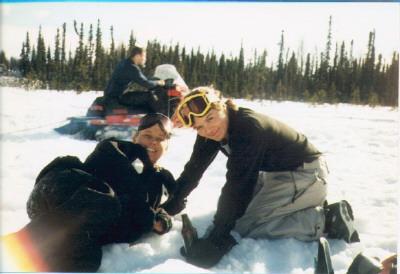 Kim and Molly in Petersville, March 1999
