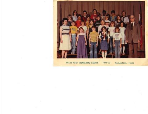 White Rock Elementary 77-78 school year