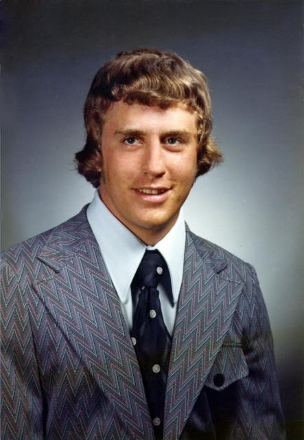 1977 Mark High School Senior picture