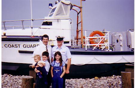 Oldest son Ricky coast guard 2002