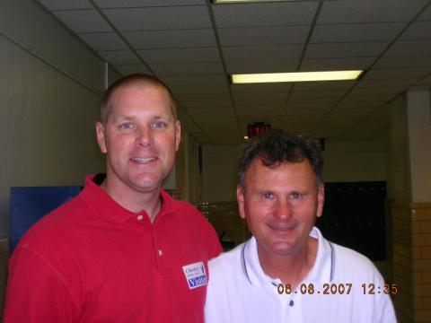 Coach Gulley & me - Summer 2007
