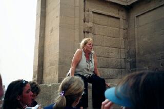 Sylvia Browne in Egypt with us