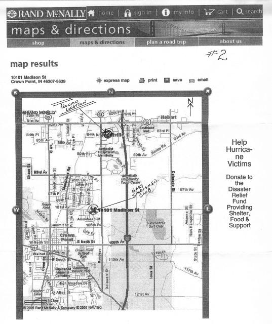 2006 Reunion Map 2