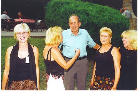 Principal Ed Madden  & Jacobs Sisters At '06 KCHS Reunion