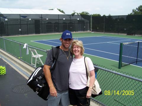 Joy & Robbie Ginepri - what a thrill!