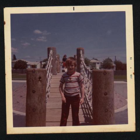 1974 Rope Bridge & Pyramid Baldwin Harbor Park