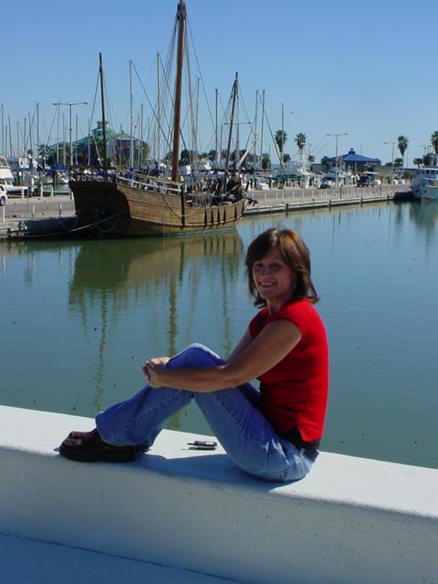 On the Corpus seawall/Columbus ship