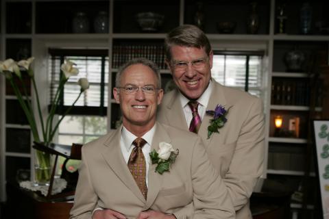 John Reid and partner, Larry