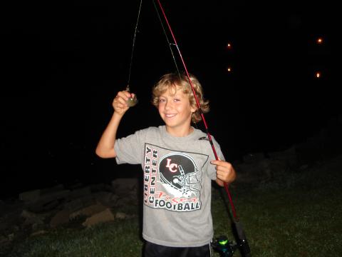 Cory (son) Fishing Summer 2006