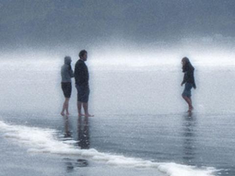 My kids at Seaside bay in Oregon