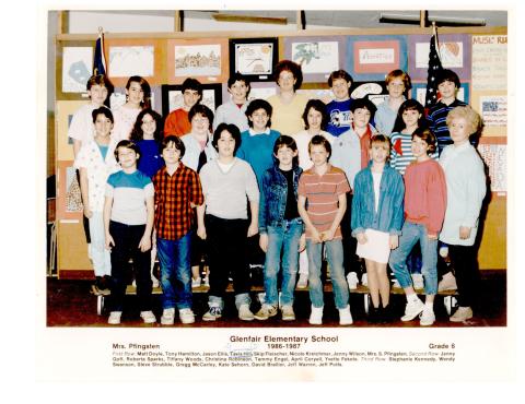 Sixth grade 1986